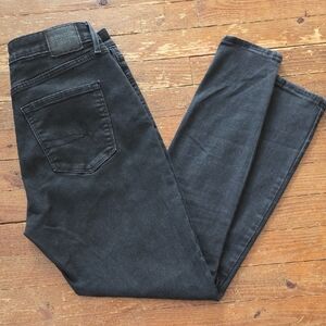 Levi's Denizen Womens (10) Black Straight Leg Jeans Pants Stretchy